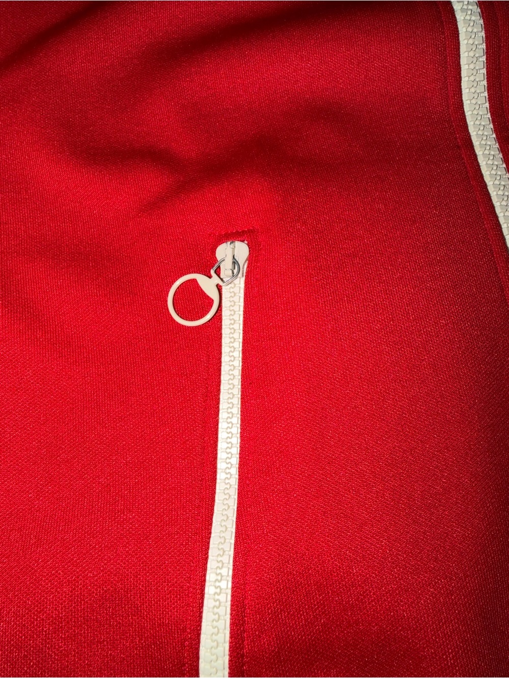 Gucci Red Embroidered Ruffle-Shoulder Bomber Jacket - Picture 8 of 11